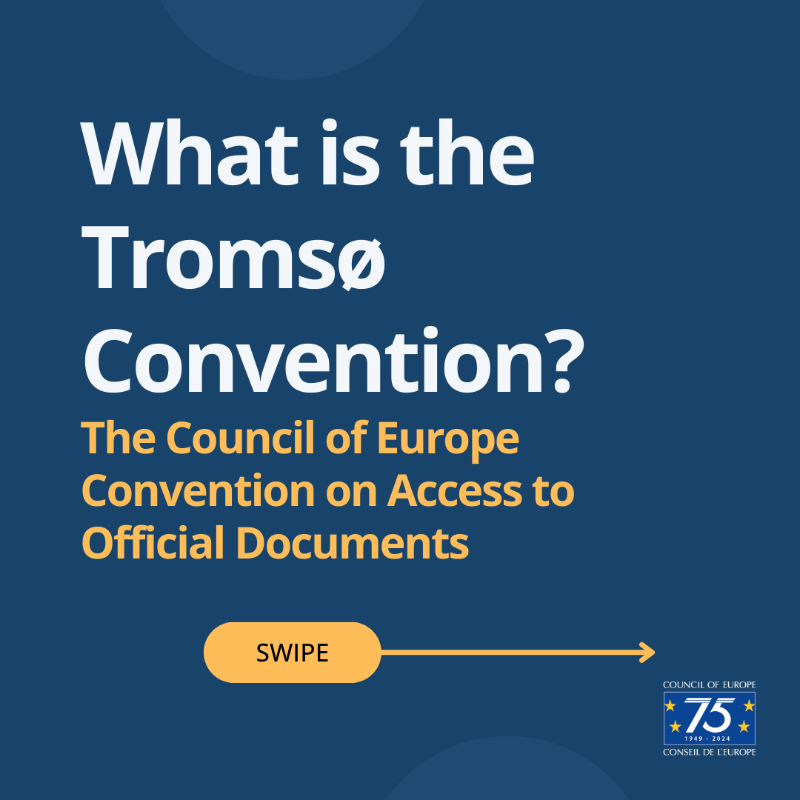 coe's tweet photo. 📢 The #CoE’s Access Info Group is set to publish its first baseline evaluation reports on 11 states: 🇧🇦 🇪🇪 🇫🇮 🇭🇺 🇮🇸 🇱🇹 🇲🇪 🇳🇴 🇲🇩 🇸🇪 🇺🇦.
Learn more about the #TromsøConvention and how it protects your right to access official documents🔽
https://t.co/cHsXiCosC4
#RightToAccess