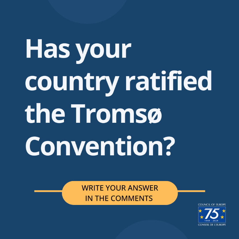coe's tweet photo. 📢 The #CoE’s Access Info Group is set to publish its first baseline evaluation reports on 11 states: 🇧🇦 🇪🇪 🇫🇮 🇭🇺 🇮🇸 🇱🇹 🇲🇪 🇳🇴 🇲🇩 🇸🇪 🇺🇦.
Learn more about the #TromsøConvention and how it protects your right to access official documents🔽
https://t.co/cHsXiCosC4
#RightToAccess