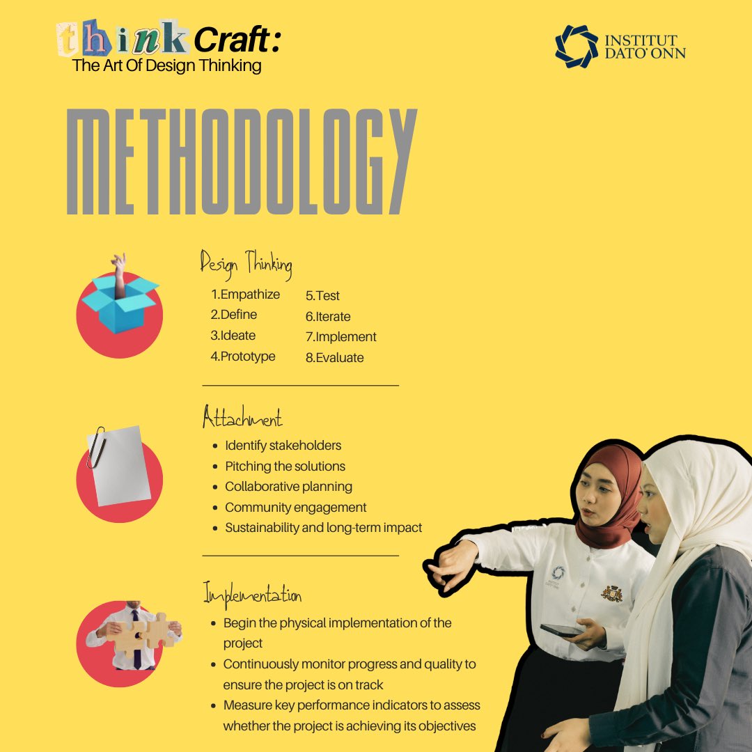 institutdatoonn's tweet photo. Join our immersive 11-week Design Thinking workshop! Collaborate with bright minds to tackle real-world challenges. 

Discover the methodology and schedule on our posters for the adventure!

Apply now: https://t.co/mRagjSYfxE
Application window: 11 - 25 July 2024 https://t.co/3bTgkKSzQF