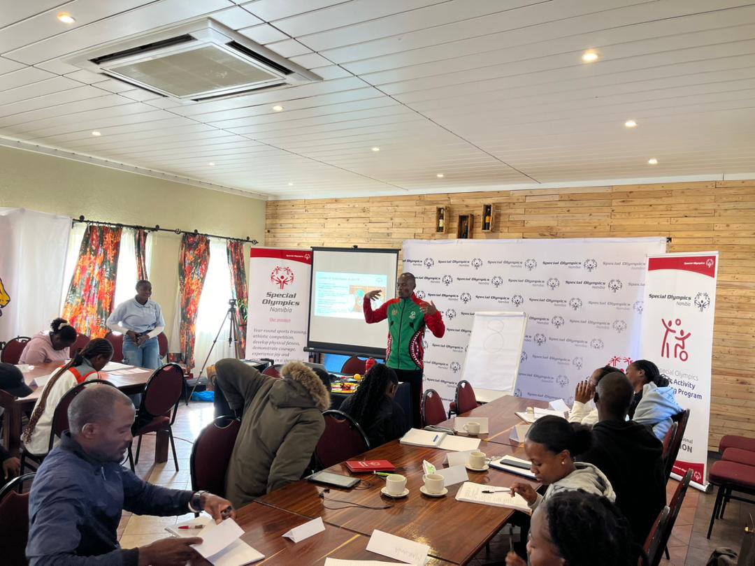 Special Olympics Namibia is currently hosting a 3-day Motor Activities Training Programme led by Special Olympics Kenya’s Sport Director Njuguna Vincent Mungai and accompanied by William Masina from Special Olympics Africa.

Watch Sport News tonight at 20H45 #dsrv 282.