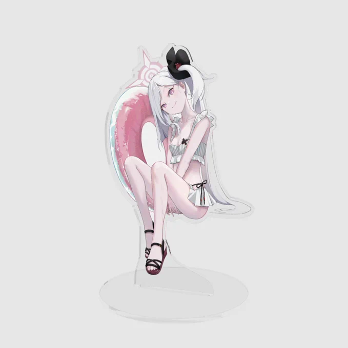 去年描いたムツキのオリジナル水着アクスタを出そうかなと思ってます。カヨコ水着のアクスタが好評だったので、復刻も考えてますが、欲しい人多いなら合わせて考えます〜ぜひ教えてね※下のムツキアクスタはサンプルイメージ 