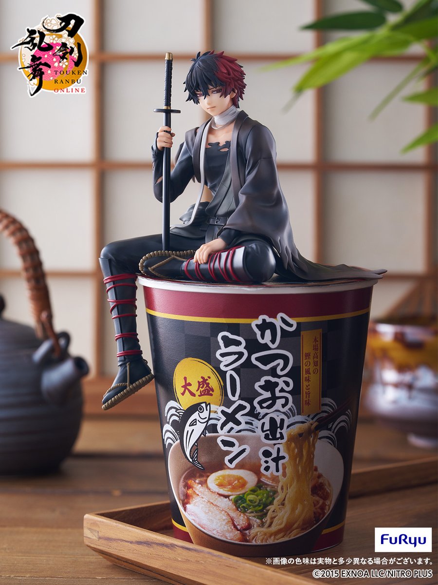 刀剣乱舞】鶴丸国永、肥前忠広のぬーどるストッパーフィギュアが