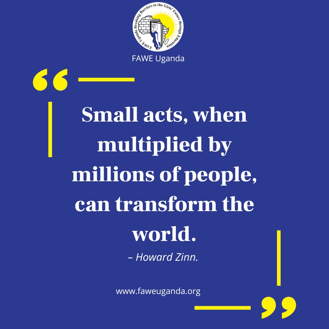 FAWEUganda's tweet photo. The #20KForTransformation campaign is a fundraising drive aimed at transforming lives through education. 

You can give UGX 20,000 or more in support to ensure that every girl gets an opportunity to complete her secondary school.

Every contribution makes a difference! 
Join the campaign today!
#BreakingBarriers