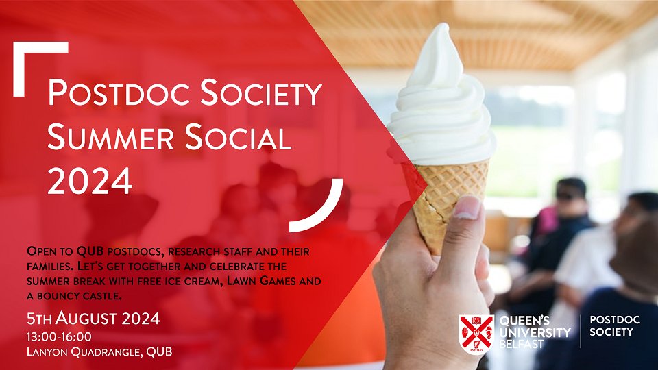 QUB Postdoc Society tweet media