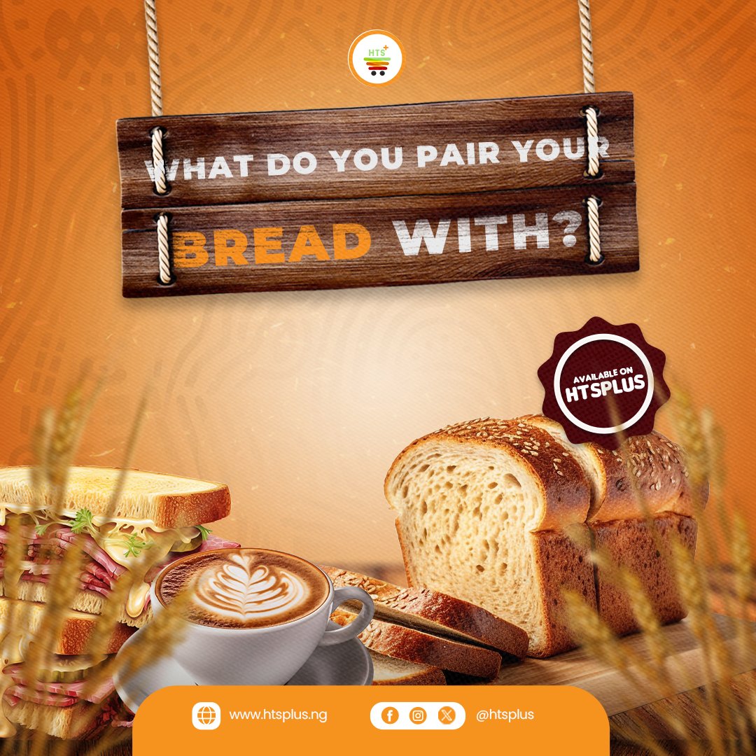 htsplus's tweet photo. Whether it's eggs, avocados, or jam, everything tastes better with fresh bread. 

Get all your breakfast items from https://t.co/uXjuRBlZ49 

Send us a DM or visit the website to place your order. 🥖🍳

#htsplus #AbujaTwitterCommunity #breakfast #onlinesupermarket #bread https://t.co/bZYIsRRuN8