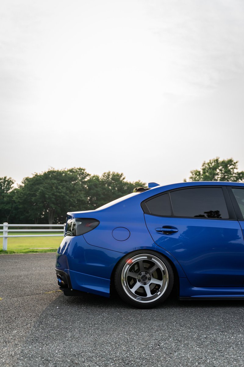 Fclnwrx's tweet photo. おケツリニューアル✨
ホイールも相まって海外に居そうな車になったから変なアプリでナンバーいじってみた！！🤪 https://t.co/hsBNLhni5i