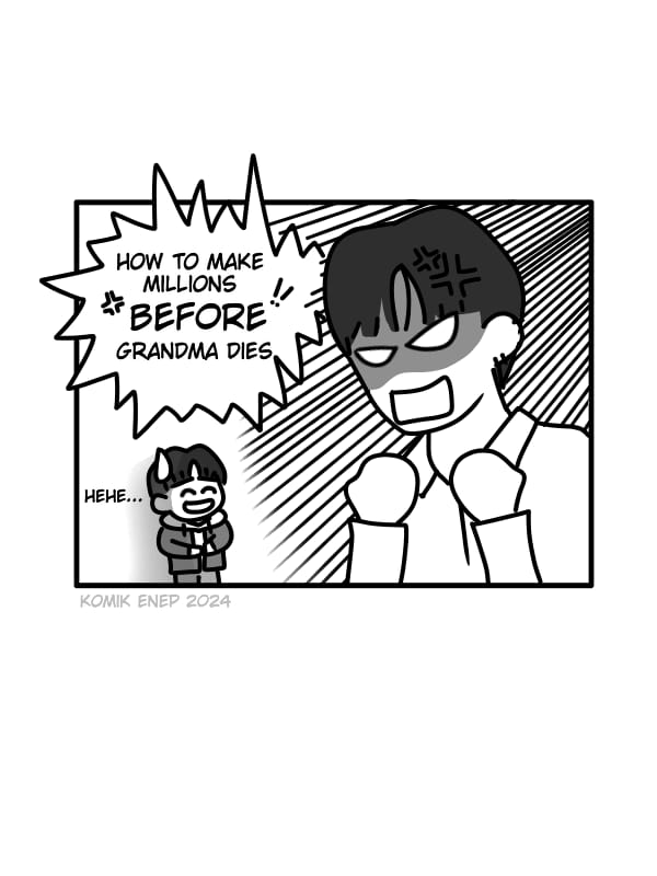 ENEFLokal's tweet photo. ꒰⊹ KKN (Komik Kecil eNep) ⊹꒱

How to Make Millions-
🏃💨 https://t.co/5Wi6K5IZrj