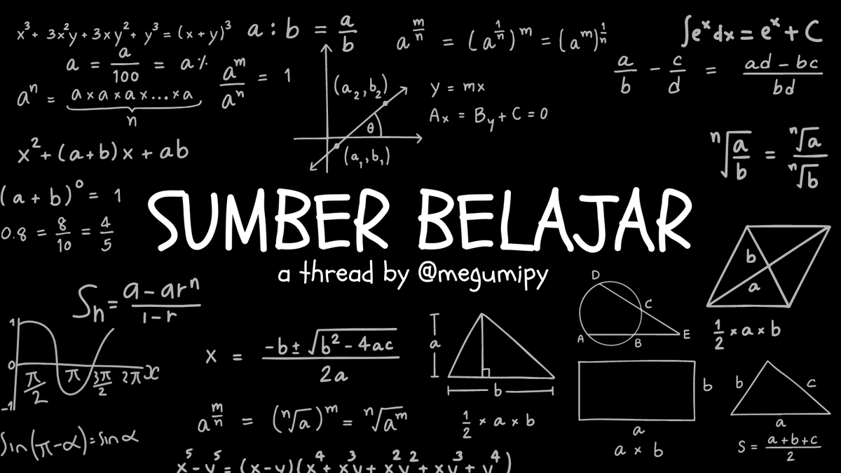 SUMBER BELAJAR REVISITED 👀

~ a highly-demanded thread by <a href="/megumipy/">Megumi²⁴</a>