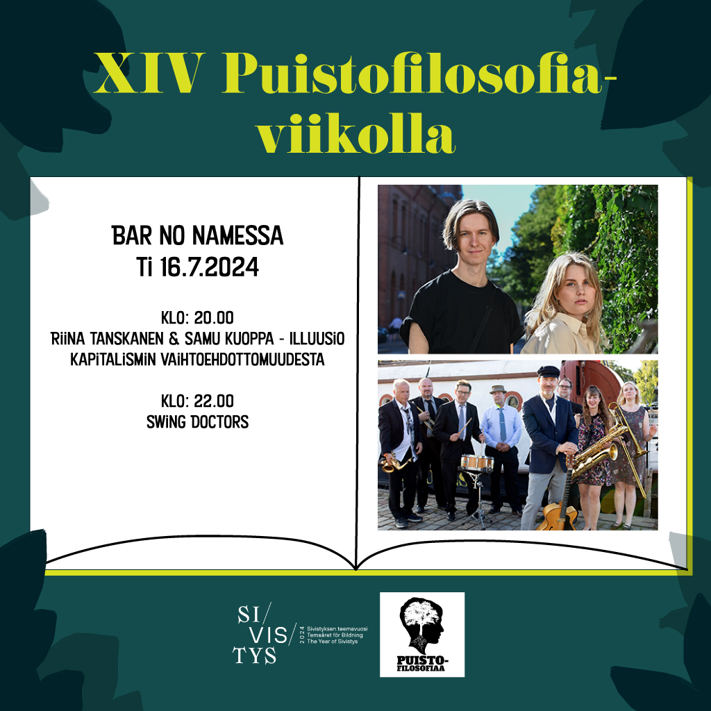 Puistofilosofia's tweet photo. Vuoden 2024 #puistofilosofia
käynnistyy tänään festivaalin avajaisilla keskuspuistossa klo 13:00!  Puistofilosofia-festivaali on kaikille avoin ja ilmainen. Lämpimästi tervetuloa juhlimaan ajattelua, dialogia ja sivistystä! 😊 Ohessa päivän ohjelma. https://t.co/RaGYMoG5Ap