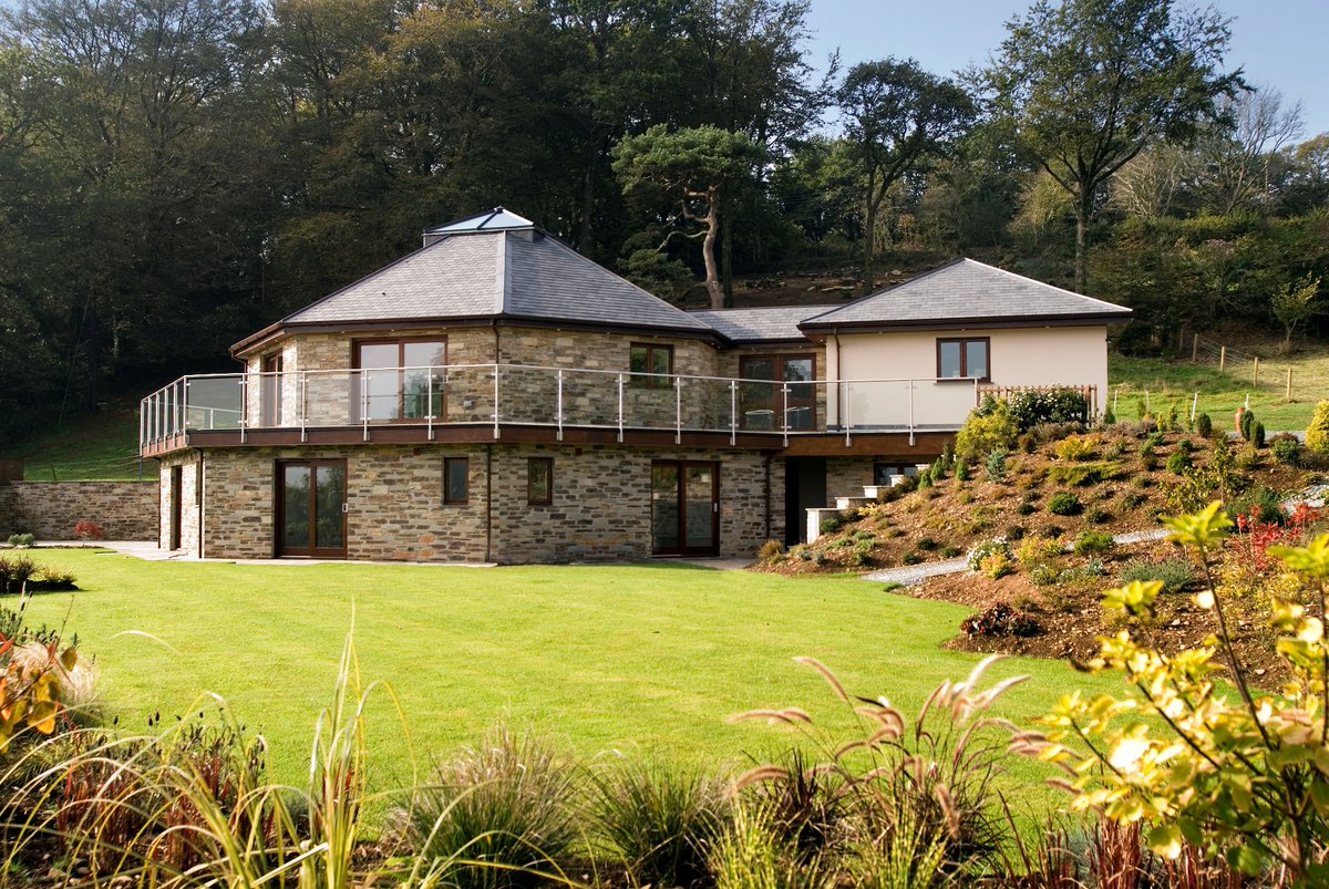 Being able to utilise a wide range of cladding systems on a Wallform #ICF home provides huge potential for some truly unique designs #architects #architecture #selfbuild