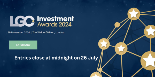 Still 10 days to enter the LGC #Investment Awards. 
**Don't miss out on the opportunity to shine a light on your achievements.**
-The awards are free to enter and are open to all stakeholders within the #LGPS. 
-16 exciting categories. bit.ly/3z8l7u8
#Localgov #Pensions