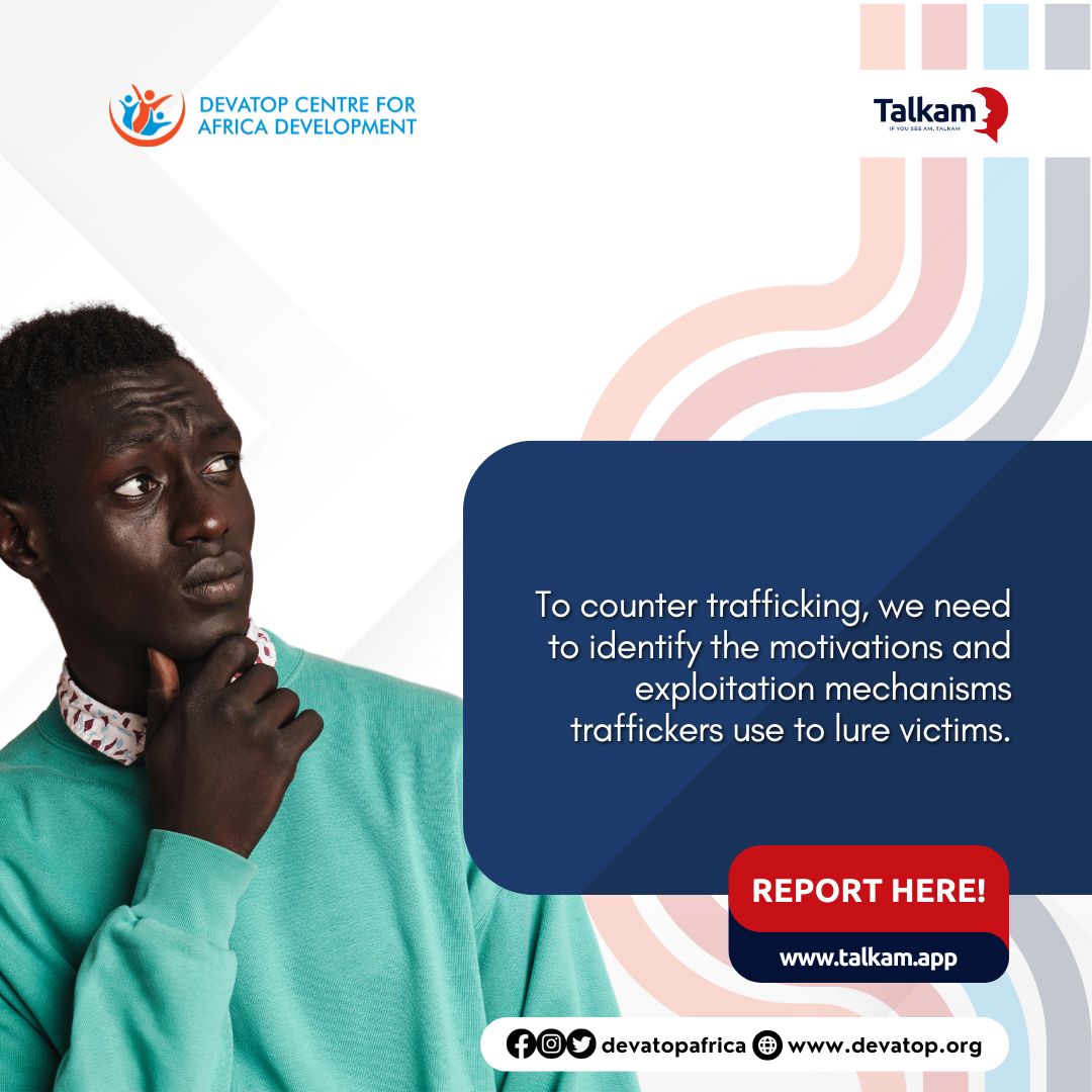 talkamm's tweet image. Traffickers prey on the vulnerable, exploiting their hopes for a better life, or emotional needs. Fostering community vigilance and providing education on recognizing the signs of trafficking can empower individuals to protect themselves and others from falling prey.

#Talkam