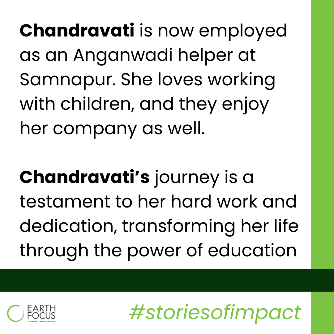 effkanha's tweet photo. Chandravati  is now a government employee, making a significant impact on the lives of children in her community. Her story is an inspiration to others, showing how perseverance and the pursuit of knowledge can lead to personal and professional growth. https://t.co/NRpN1ASxCb