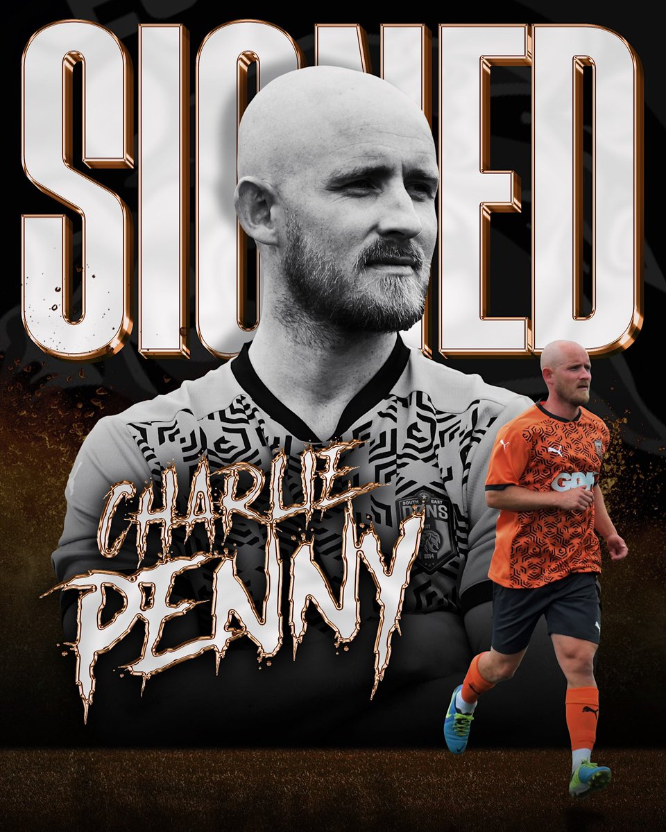 HERE WE GO 📣 

The rebuild continues as Dacey strengthens the squad by signing the Non League ‘Alan Shearer’… Charlie Penny. DØNS family make him feel welcome. Your gonna like this one #ANYTHING