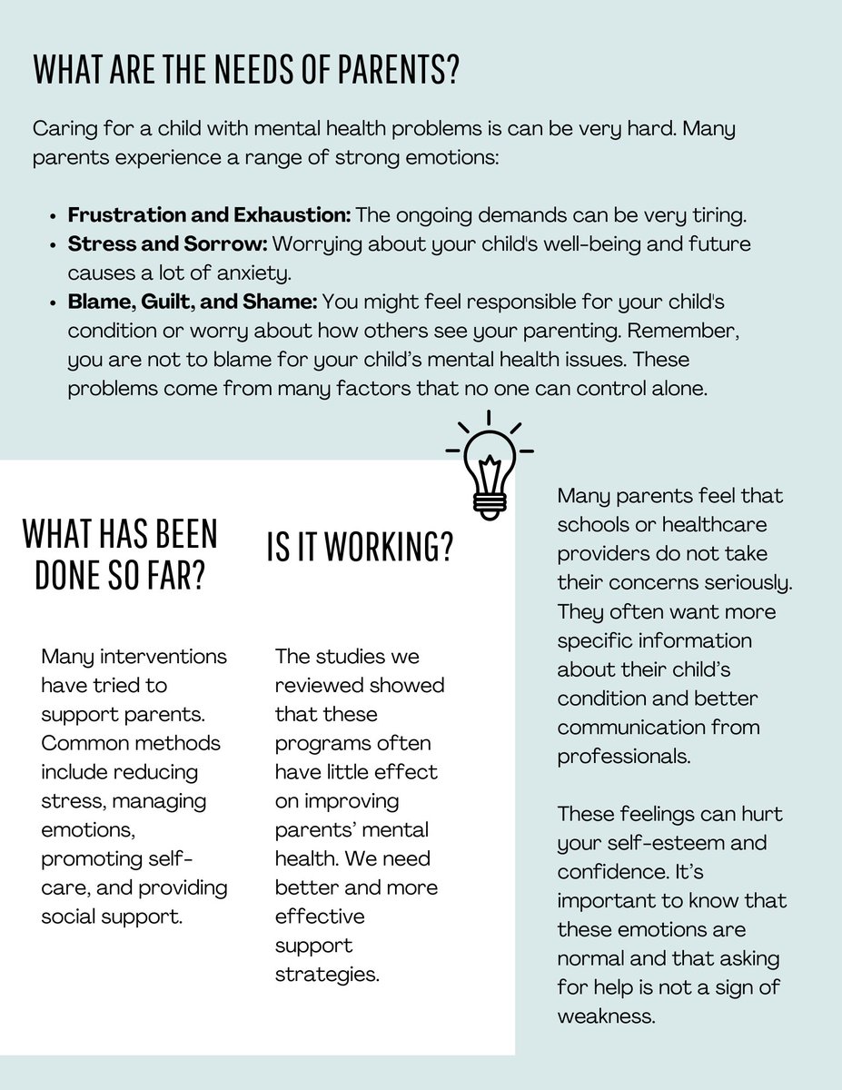 fam6's tweet image. And most importantly our summary of our literature reviewing findings in a resource for parents.

The key differences between these versions lies in the recommendations provided. 

Thanks to our amazing team who made all this happen!