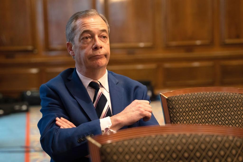Nigel Farage who attempted 8 times to become an MP, misses the UK's state opening of parliament today

Instead of representing his constituency of Clacton, he's flown half way around the world to attend the Republican convention and grift for Donald Trump

He serves only himself