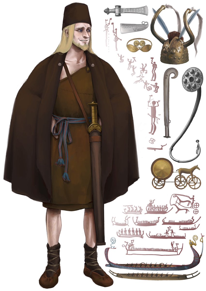A cunning sailor from the Nordic Bronze Age [1800 BCE– 500 BCE].