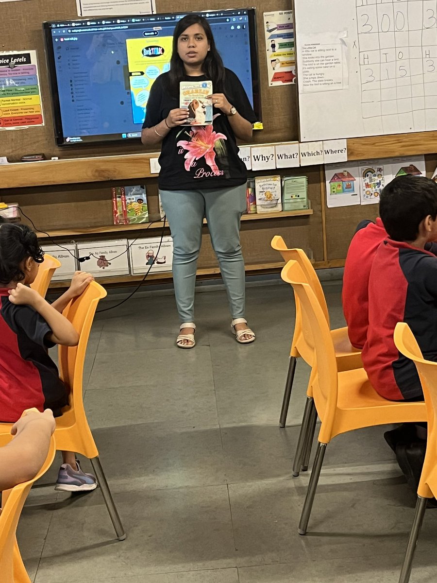 Grade 1 teachers demonstrated book talk where students were being attentive listener and understood different criteria’s of book talk. Students also understood the purpose of doing book talk and learned to be #openminded. <a href="/FSSurat/">Fountainhead School</a> <a href="/AswaniNandini/">nandini aswani</a> <a href="/SwetaPatelMehta/">Sweta Amit Mehta</a>