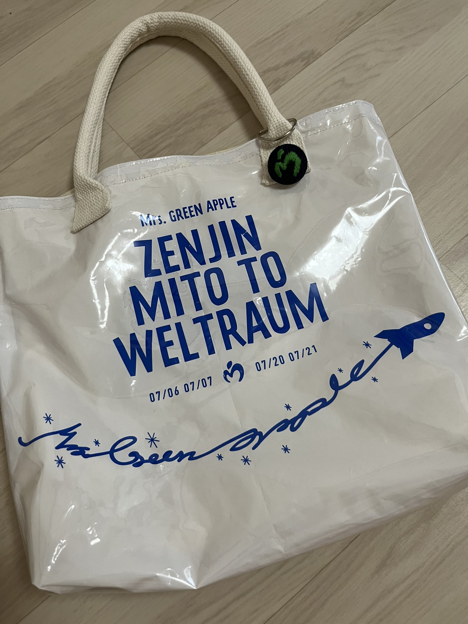 ZENJIN MITO TO WELTRAUM トートバッグ（Mrs. GREEN APPLE