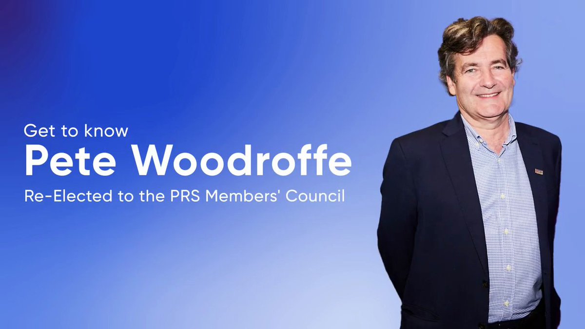 PRSforMusic's tweet photo. At this year's #PRSAGM, Pete Woodroffe (@PeteW25) was re-elected to the PRS Members' Council.
Get to know more about Pete and why he stood to represent songwriters on the members' council. https://t.co/uNiNPZ1zh6 https://t.co/Pqkzrqqpk0