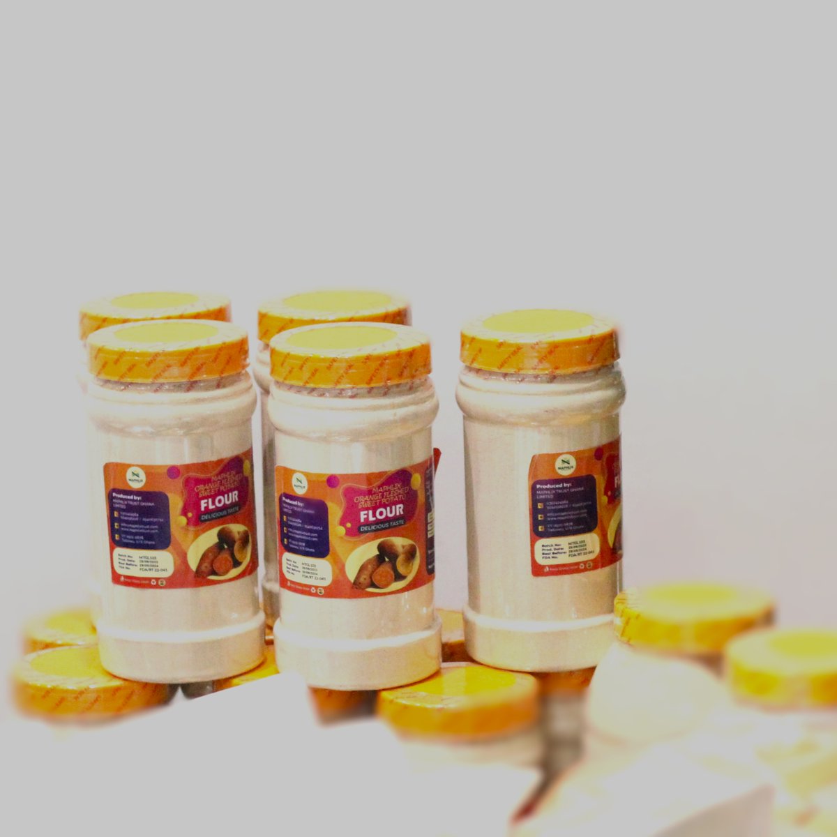 maphlixtrust's tweet image. #TriviaTuesday Did you know that sweet potatoes can be used to make flour? Yes, you read that right! Get your OFSP flour from us, Maphlix Trust Ghana Limited! Boost your baking game with our nutritious and delicious flour! #SweetPotatoFlour #OFSP #MaphlixTrust #Ghana  #Foodies