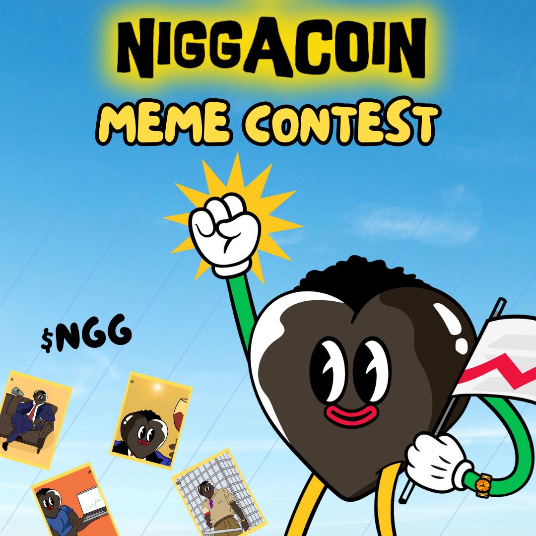 memeNIGGAcoin's tweet image. Fun $NIGGA COIN Meme Photo Contest Bounty Program😊
Use the NIGGA COIN meme images we provided to create creative and fun posts.
Feel free to choose any theme, but ensure the content is positive and appropriate.

Event Dates
Start Date: July 16, 2024, at 09:00 UTC📅
End Date:…