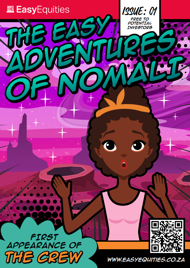 cnandco's tweet photo. A couple of years ago we launched a fabulous comic about an investor named Nomali, who is a huge @EasyEquities superfan. Here's issue 1, with more to follow! https://t.co/uvs5Hkxaz0
#investing #easy #nomali #comic https://t.co/xY9LQUEbU9