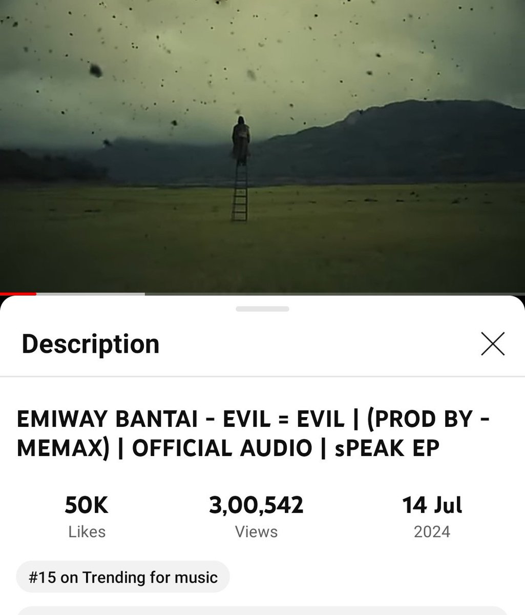 RihanKh83478841's tweet photo. sPEAK EP ke 3 tracks trending pe 🔥 
THE END #8 
Ghani bhai #9
EVIL=EVIL #15

#sPEAKEP
#EmiwayBantai https://t.co/U0Pb5Kdlkh