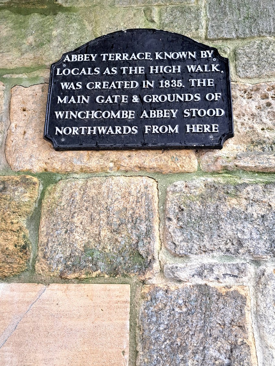 #CotswoldWay Highlight 17 of 20: Plaque to the lost abbey of Winchcombe – the tomb of St Kenelm, a major draw for medieval pilgrims