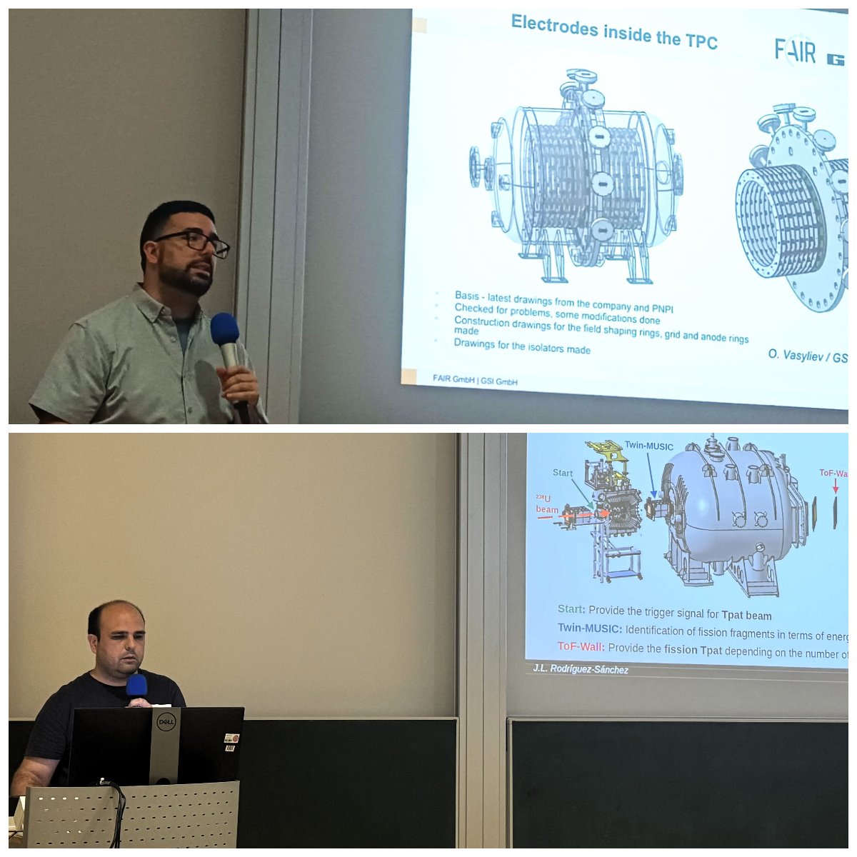 CITENI_UDC's tweet photo. 🔬 Investigadores do laboratorio #FiTNAE do @CITENI_UDC participaron no #R3BCollaborationMeeting organizado no @FAIR_GSI_en do 9-12/7. Colaboran no deseño e construción do detector #ACTAF e o calorímetro #CALIFA do novo experimento #R3B para o estudo de núcleos exóticos. https://t.co/b5baWQixFQ