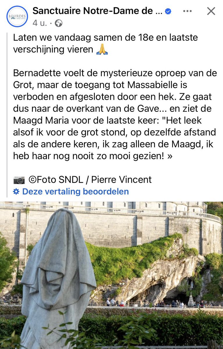 16 juli 1858: de laatste verschijning van Maria aan Bernadette Soubirous!🕯️🙏🏼😇 #mijnfavotieteheilige💖 #lourdes #bernadettesoubirous
#onzelievevrouwvanlourdes
#maria