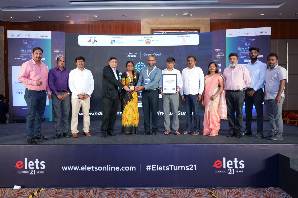 IGRKarnataka's tweet photo. 13.07.2024 ರಂದು ಬೆಂಗಳೂರಿನಲ್ಲಿ ನಡೆದ elets India AI Summit ಕಾರ್ಯಕ್ರಮದಲ್ಲಿ KAVERI 2.0 ಯೋಜನೆಗೆ e-governance initiative for government Service Delivery ವಿಭಾಗದಲ್ಲಿ “Elets Technology Excellence Awards-2024” ಪ್ರಶಸ್ತಿ ನೀಡಲಾಯಿತು.
#KarnatakaGovernment
#igrkarnataka
#eletsonline https://t.co/XorCiDab5o