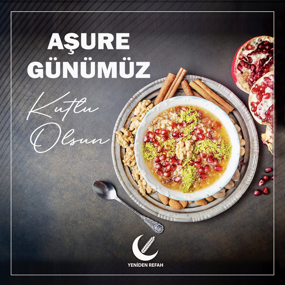 rprefahpartisi's tweet photo. Bolluk, bereket ve paylaşmanın simgesi olan Aşure Günümüz mübarek olsun. https://t.co/8HspMvzGyB