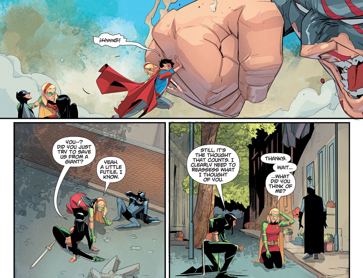 DamianOfGotham's tweet photo. Steph and Jon were friends in Dceased and I they would love for them to meet in canon stories too I feel like they'd be fun just like in this series https://t.co/tceBfdfqEO