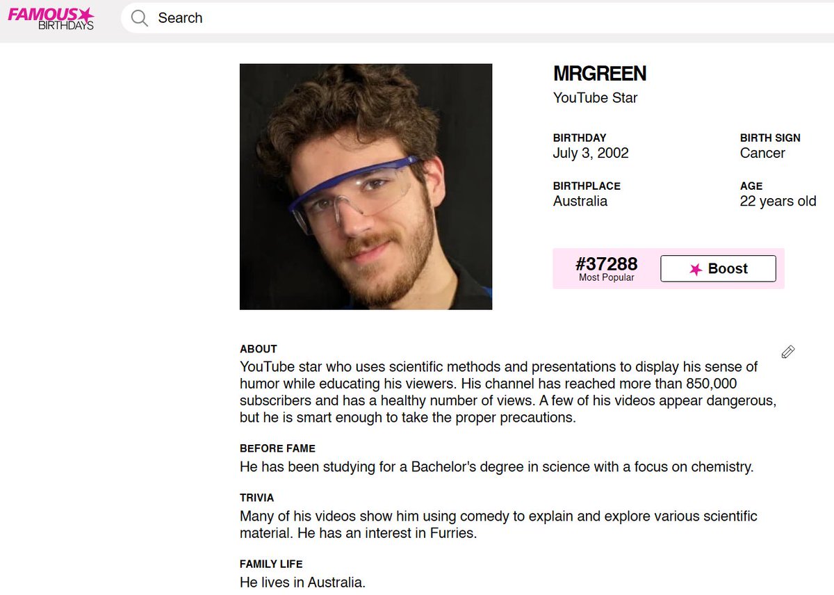 The_MrGreen's tweet photo. Apparently I'm "famous" now, so let's boost it to #1!!! lol.
link to profile: https://t.co/mMgME69AUk https://t.co/qhuFTdxdl2
