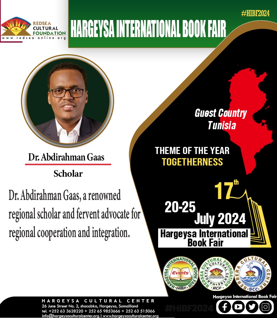 Introducing our #HIBF2024 scholars Dr. Emmanuel Osuteye and Dr. Abdirahman Gaas. #HIBF2024 #Hargeysa #Somaliland #Togetherness #Books #Celebrations