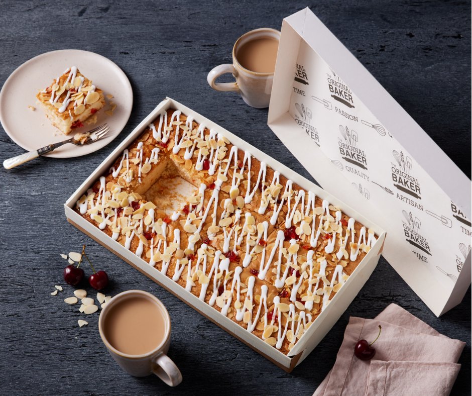 🍒It's #NationalCherryDay! 🍒

Celebrate in style with our delicious cherry bakewell cakes, available in mini, midi, and thaw-and-serve trays.

theoriginalbaker.co.uk/products/cherr…

#cherrybakewell #cake #cherry