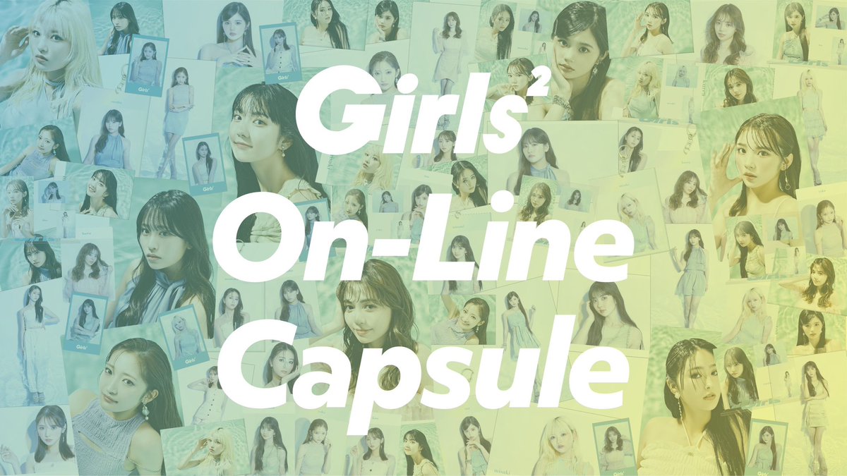 Girls² On-Line Capsule」 第三弾の販売が決定🌊✨ ＼ 購入ボタンの