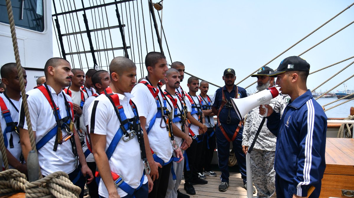 Defense_Talks's tweet image. PAKISTAN NAVY CONDUCTED SEA TRAINING OF ROYAL SAUDI NAVY FORCES OFFICERS AND CADETS 🇵🇰🇸🇦

96 Royal Saudi Naval Forces (#RSNF) trainees from the King Fahad Naval Academy completed comprehensive sea training. 

The Training collaboration serves as a testament to the mutual…