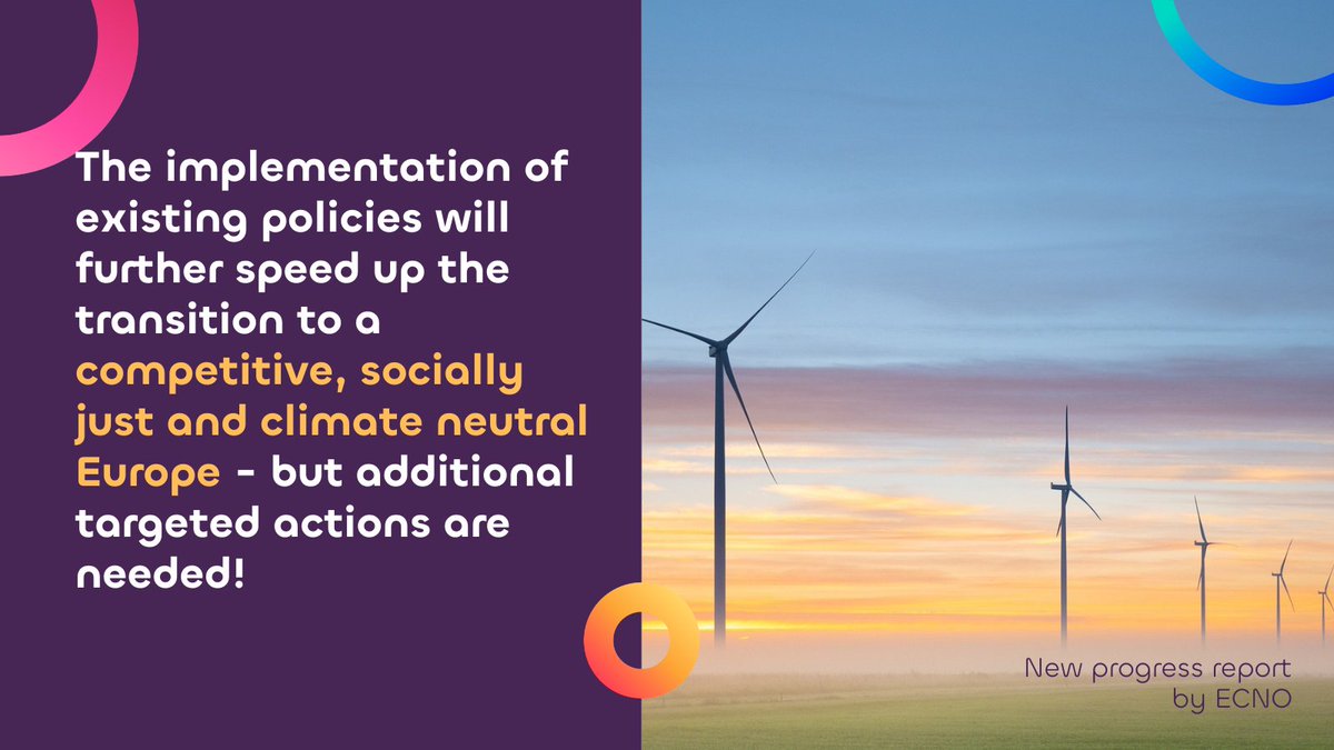 89up (@89up) on Twitter photo New report of progress to net zero by <a href="/ecno_climate/">European Climate Neutrality Observatory (ECNO)</a> reveals key actions for incoming EU policy-makers:
1️⃣ #implementation of existing policies.
2️⃣ Align #finance with the transition.
3️⃣ People-centred approach.
4️⃣ Accelerate #industrial #transformation. New report of progress to net zero by <a href="/ecno_climate/">European Climate Neutrality Observatory (ECNO)</a> reveals key actions for incoming EU policy-makers:
1️⃣ #implementation of existing policies.
2️⃣ Align #finance with the transition.
3️⃣ People-centred approach.
4️⃣ Accelerate #industrial #transformation.