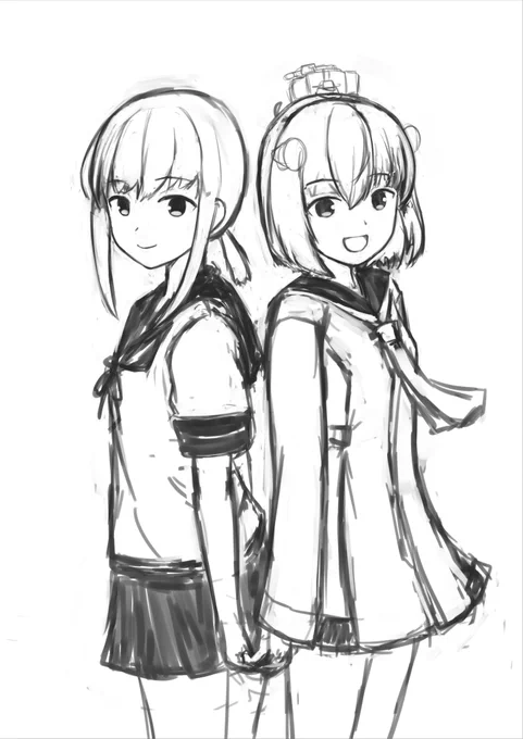 まえ描いたやつ並べてみたけどそこそこいい線いってるのでは