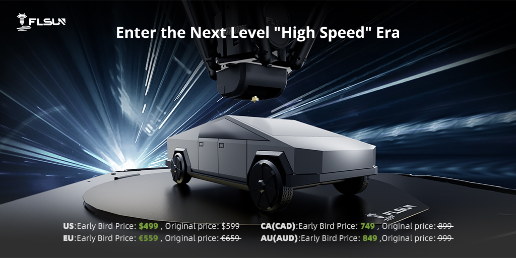 Flsun_official's tweet photo. 📅 Don't miss out on our Early Bird Pricing! From July 15 to July 31, you can grab the Flsun T1 at a special discounted price.
https://t.co/Xht7pu8O2S
#FlsunT1 #3DPrinting #HighSpeedPrinting #NextLevelCreativity #EarlyBirdOffer #EarlyBirdSpecial #SubscribeNow https://t.co/v0dhG2yzd4