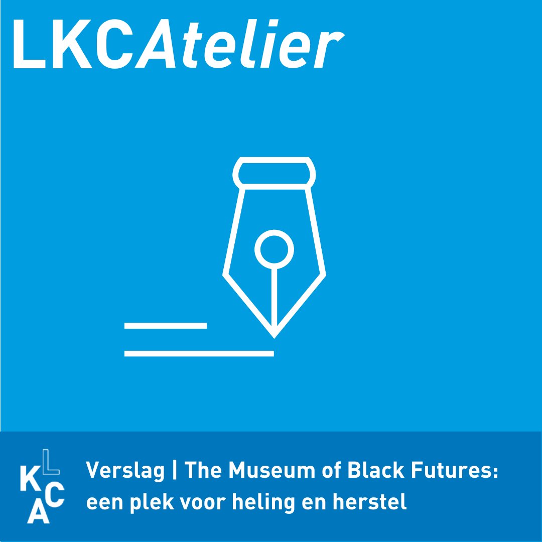 Op 26 juni spraken Richard Kofi en Femi Dawkins over The Museum of Black Futures. Lees hier het uitgebreide verslag: bit.ly/verslag-26-6

#lkcatelier #koloniaalverleden #museum