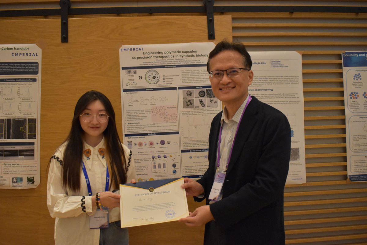 🎉 Congratulations to Marie Houot, Yuecheng Li, Aulia Muflihati, and Shuwan Jiang! 🎉Your outstanding presentations at ICMSN 2024 in Edinburgh have truly impressed us. 🌟Keep up the fantastic work! 👏👏#ICMSN2024 #MaterialsScience #Nanomaterials #ResearchExcellence 12