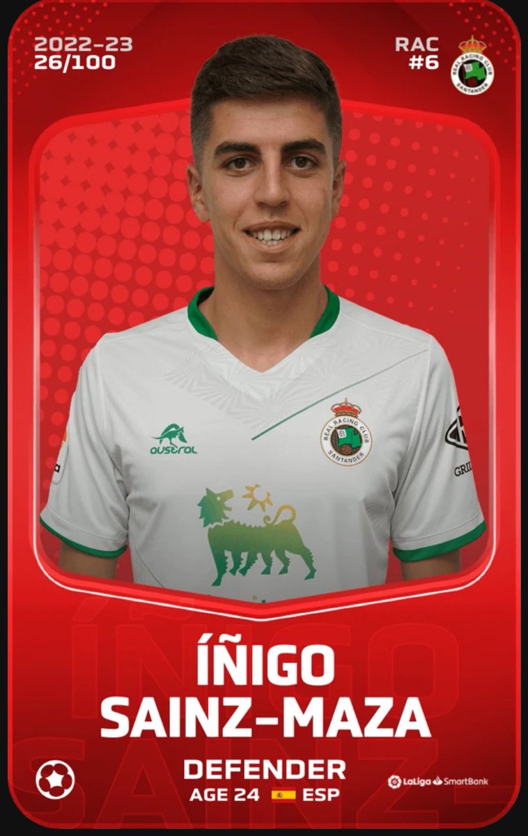 🎁Giveaway🎁

1 lucky winner is getting this Rare Inigo Sainz-Maza👀

To enter:
▪️Follow me and <a href="/Trendemen/">Tren ~ Sorare trader!</a> 
▪️Like and RT
▪️Join sorare if you havent already: sorare.pxf.io/SorareLex

Winner will be announced on July 20 

Good luck🍀

#sorare #giveaway #NFT