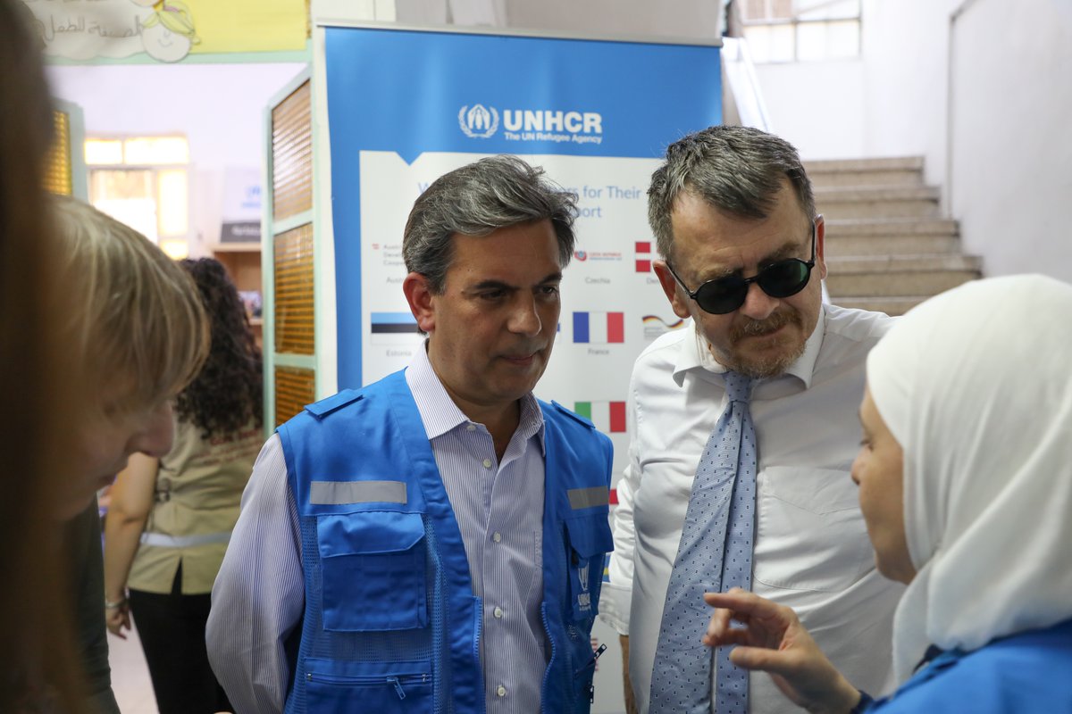 An 🇮🇹Italy delegation visited UNHCR-supported community centre in Dewaila, Rural Damascus, where many internally displaced &amp; refugees benefit from services including psychosocial support, child protection &amp; legal assistance. 

Thank you 🙏Italy for your unwavering support!