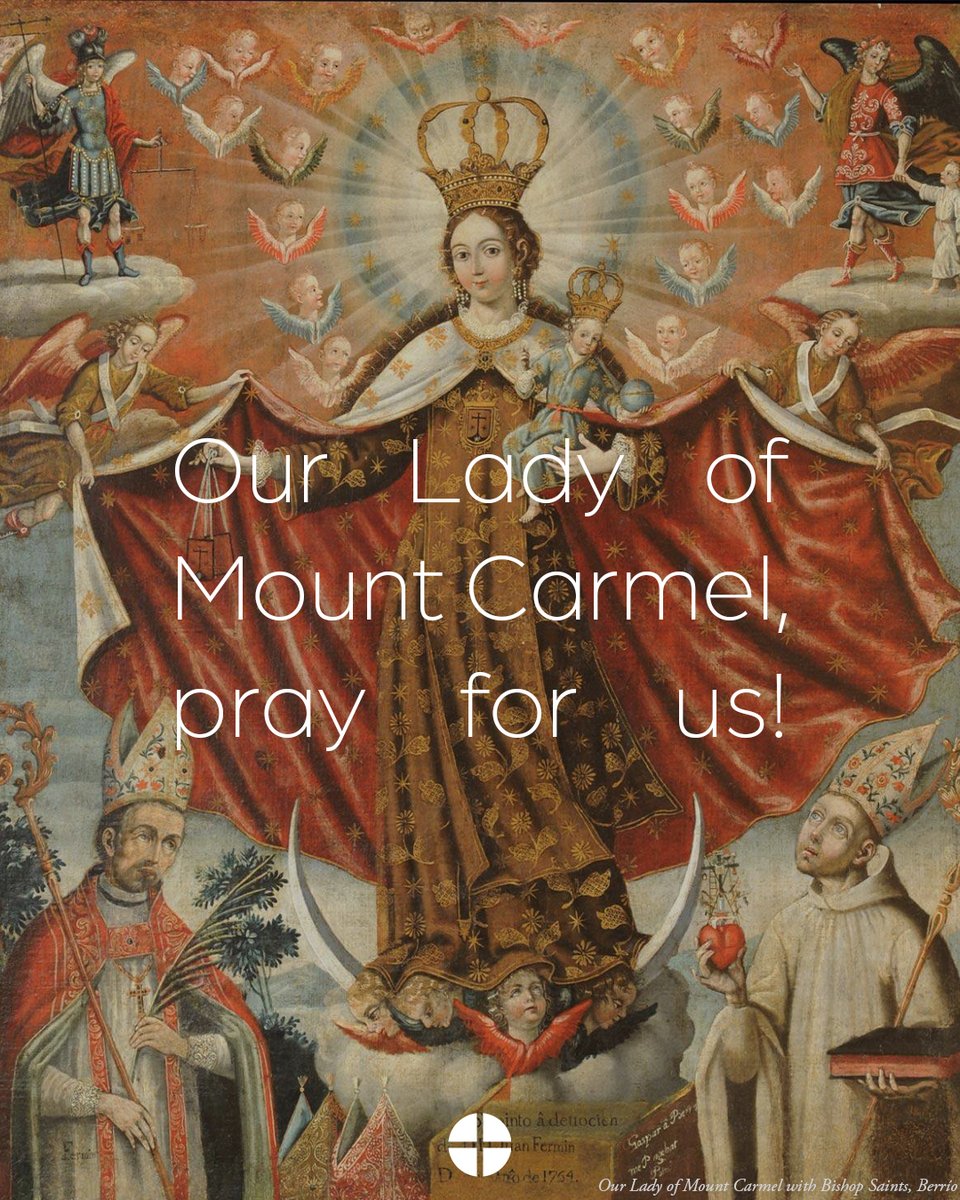 USCCB's tweet photo. Our Lady of Mount Carmel, pray for us! https://t.co/dYGr9FAtlL