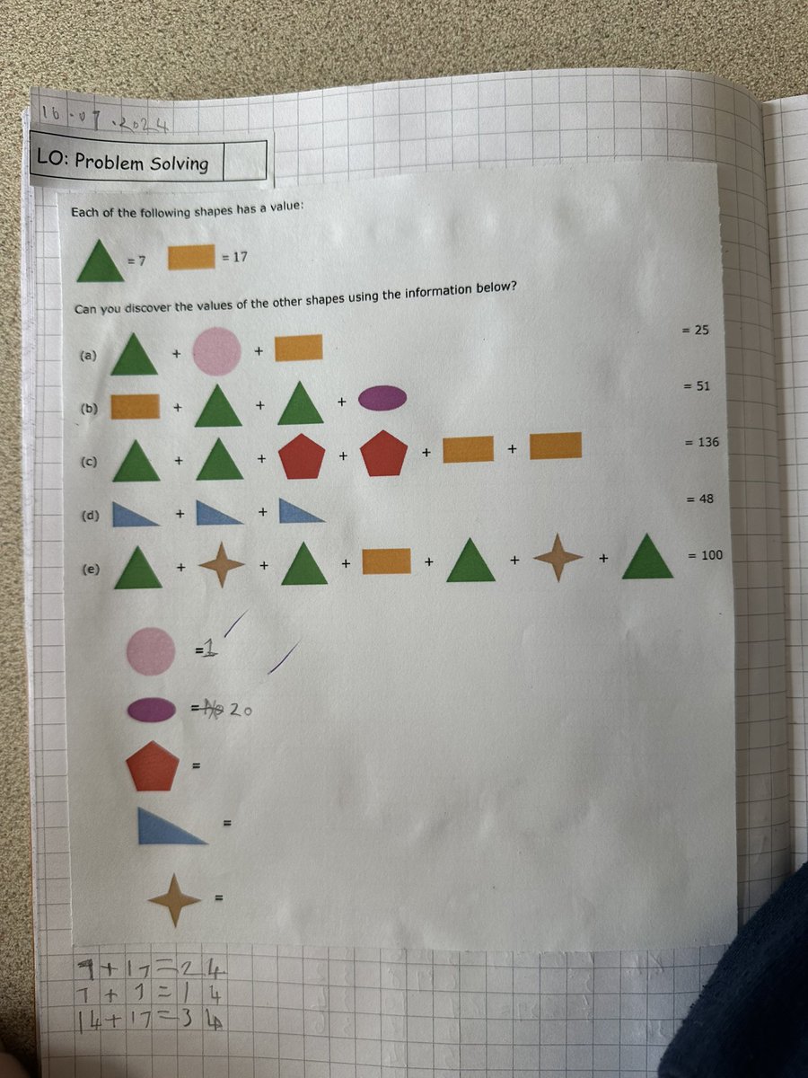 MissAustick's tweet photo. So some fantastic problem solving in Year 3 this morning! Great use of counters to support with where the numbers should go @stanneskly https://t.co/qyY6GL7gyb