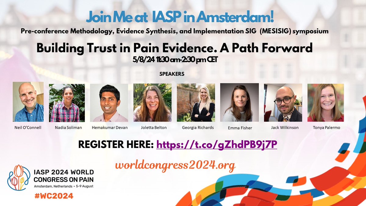 Emma Fisher (@emmafisher1) on Twitter photo Come to our #MESISIG symposium <a href="/IASPpain/">IASP</a> conference in #Amsterdam! It’s going to be a brilliant whistle stop tour on how to create trustworthy science with <a href="/NeilOConnell/">Neil O'Connell</a> <a href="/TonyaPalermo/">Dr. Tonya Palermo</a> <a href="/Nadia_Soliman_/">Nadia Soliman</a> and more! Come to our #MESISIG symposium <a href="/IASPpain/">IASP</a> conference in #Amsterdam! It’s going to be a brilliant whistle stop tour on how to create trustworthy science with <a href="/NeilOConnell/">Neil O'Connell</a> <a href="/TonyaPalermo/">Dr. Tonya Palermo</a> <a href="/Nadia_Soliman_/">Nadia Soliman</a> and more!