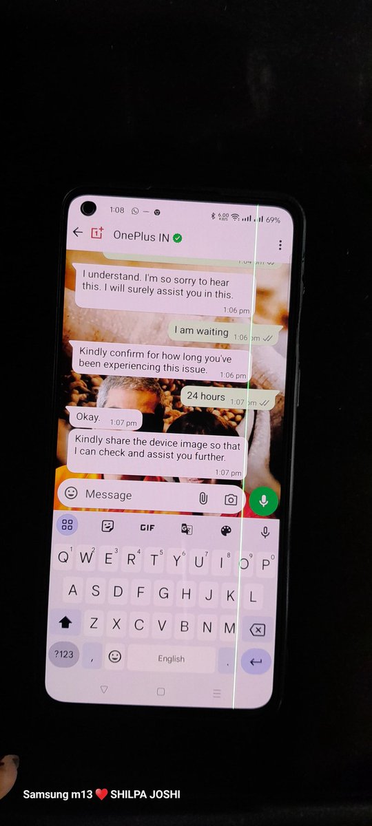 p_shabi's tweet image. @OnePlus_IN @OnePlus_Support HELP!! Last week a green line cut thru screen of my OnePlus 9 256 GB - issue faced by OP 8&amp;amp;9 models. Paid upgrade to OPlus 12 256 GB has been withdrawn - Only  OPlus 11R 128 GB upgrade. Why this discrimination? #OnePlusDefect